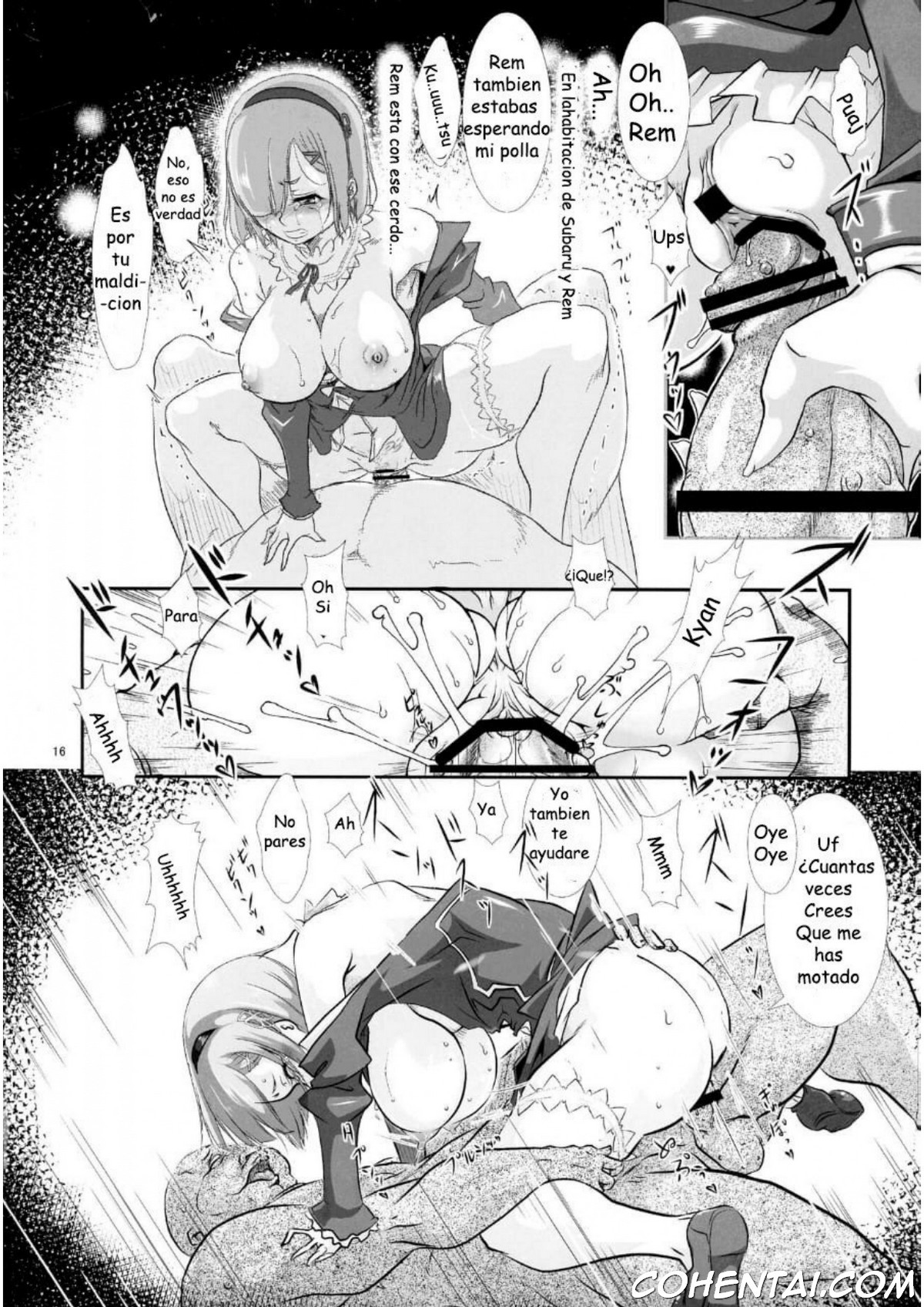 Rem: Rem Danshou Hitozuma Rem no Ero Manga Pairotto-ban (Re:Zero kara Hajimeru Isekai Seikatsu) xxx comics manga porno doujin hentai español sexo 