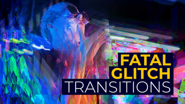 Fatal Glitch Transitions Premiere Pro - VideoHive 44578764