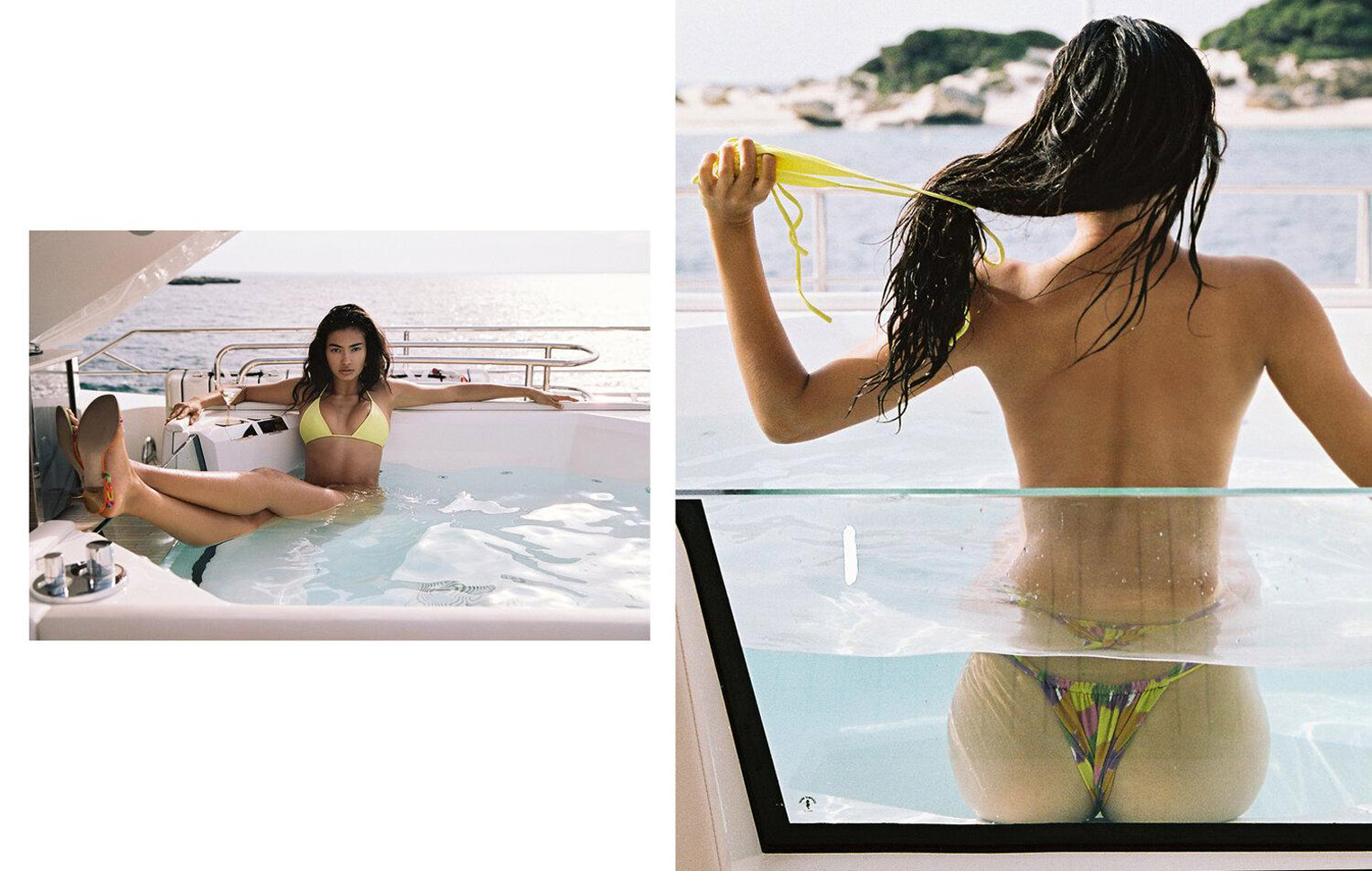 Келли Гейл в купальниках модного бренда Bamba Swimwear, лето 2020 / фото 08