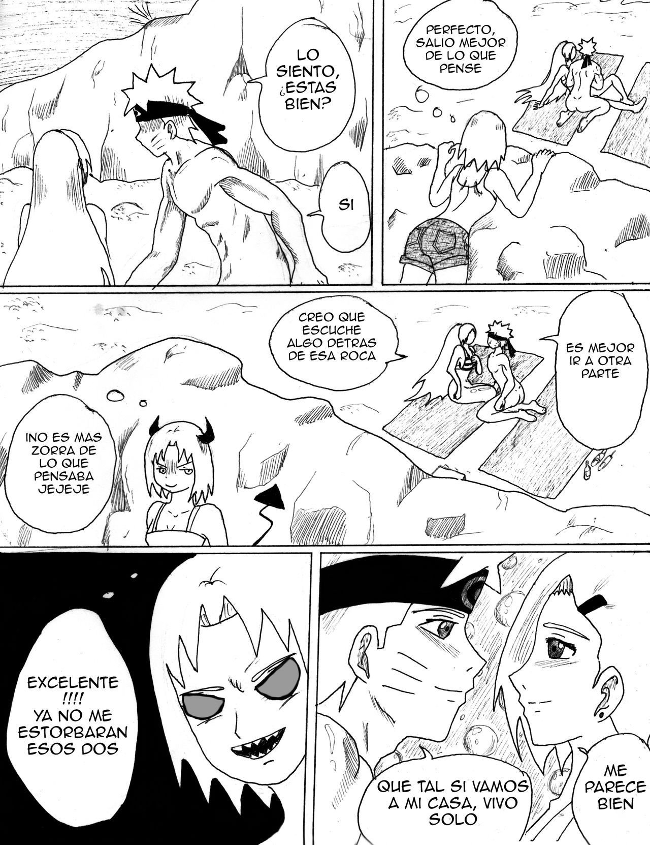 Diversion en la Playa – Naruto x Ino - 32