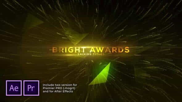 Bright and Shine Awards Titles - VideoHive 29949157