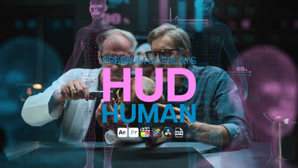 Premium Overlays Hud Human - VideoHive 58489154