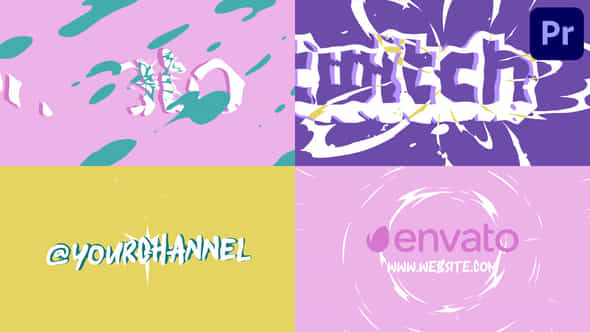 Anime Energy Logo For Premiere Pro - VideoHive 51722888