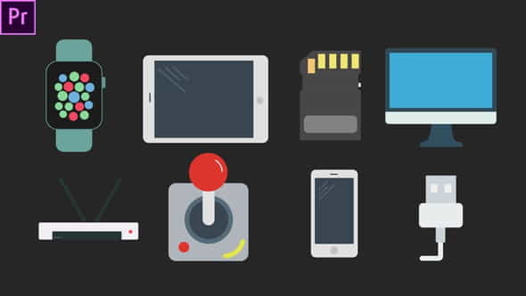 Tech Animated Icons - VideoHive 33602021