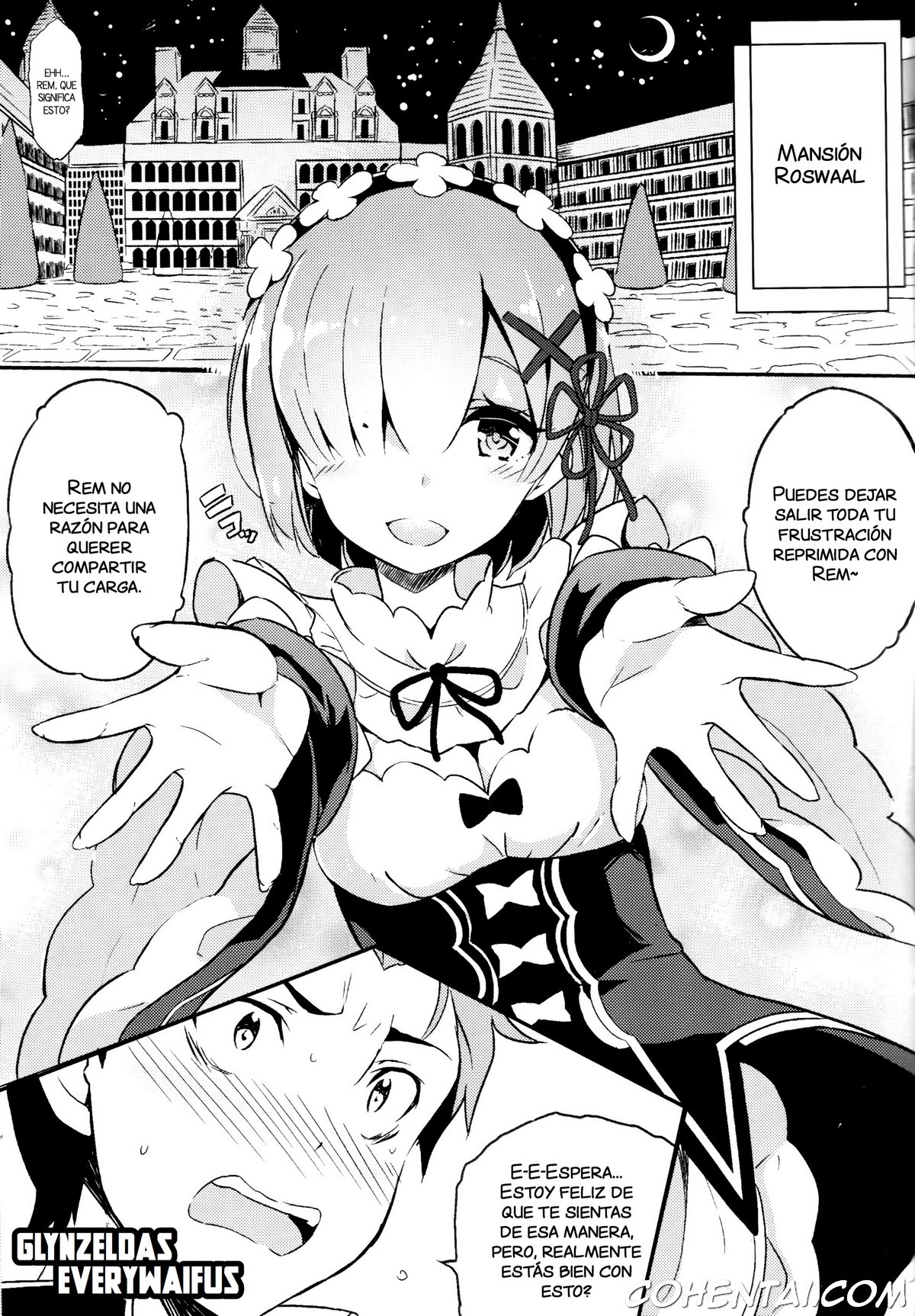 Rem no Kawaisa mo Onigakatteiru (Re:Zero kara Hajimeru Isekai Seikatsu) xxx comics manga porno doujin hentai español sexo 