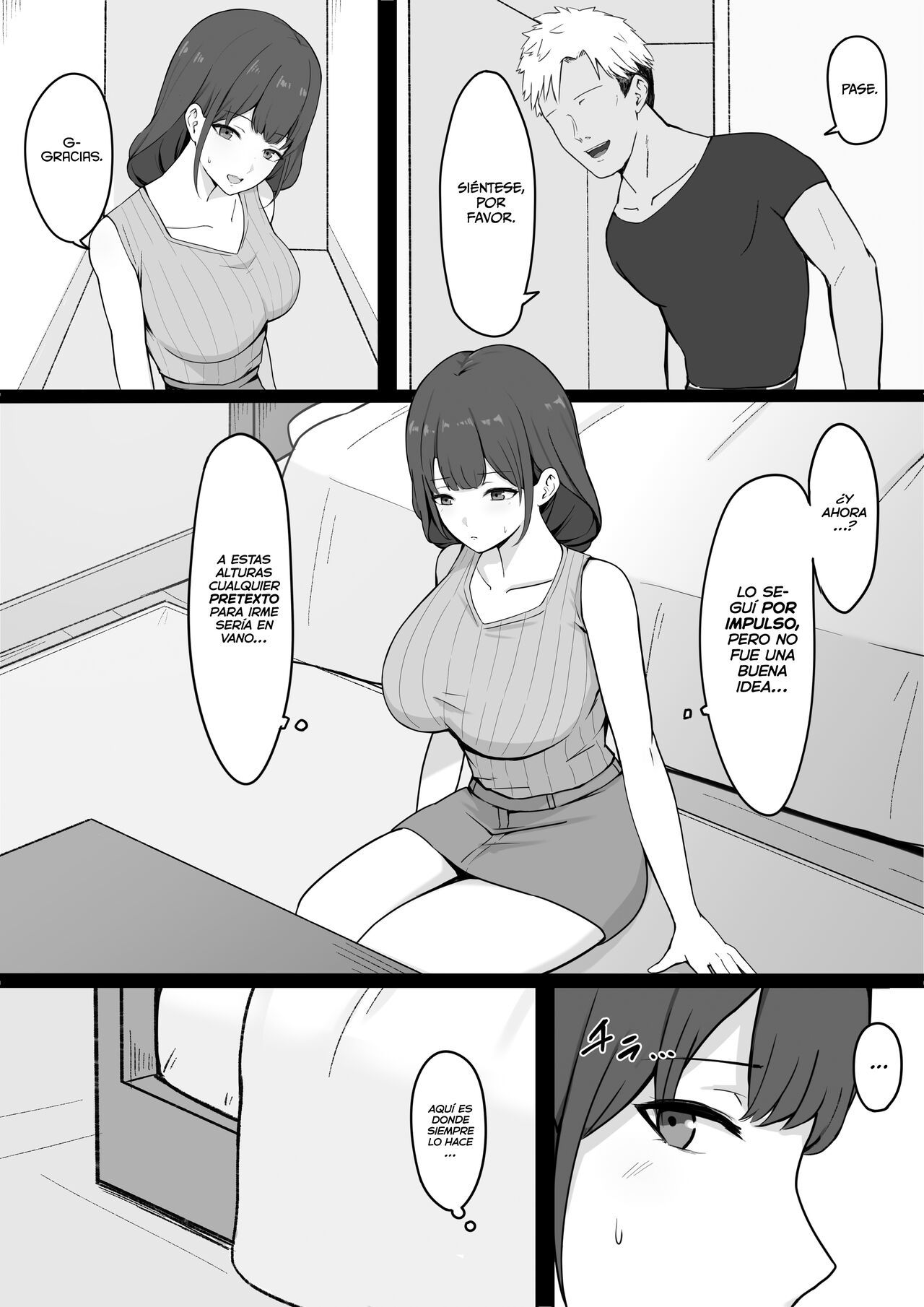 [Shirasudon] Seiso Hitozuma, Rinjin ni Netorareru ¦ Afanando a la Esposa Perfecta [Spanish] [EromegameTT y Gokiburi]