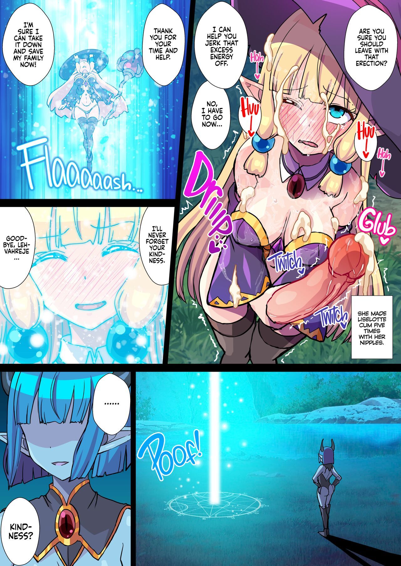 [Kleitos (Ryunosuke)] Fukushuu no Elf Lieselotte Zero IV ~Inma Zecchou Kinshi Choukyou de Sundome Monzetsu Les Rape!~  Vengeful Elf Liselotte Zero 4 [English] {2d-market.com} [Decensored] [Digital]