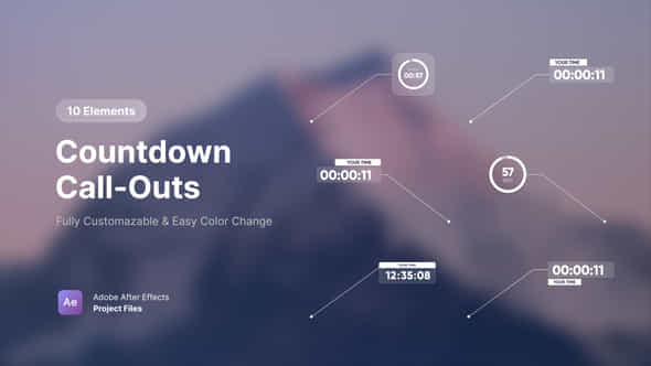 Countdown Callouts - VideoHive 58445220