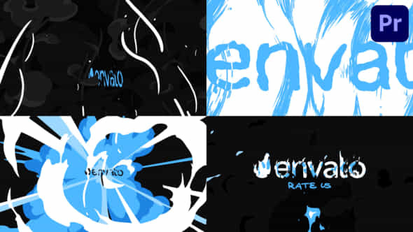 Anime Fire Explosion Logo Opener Premiere Pro Mogrt - VideoHive 50863942