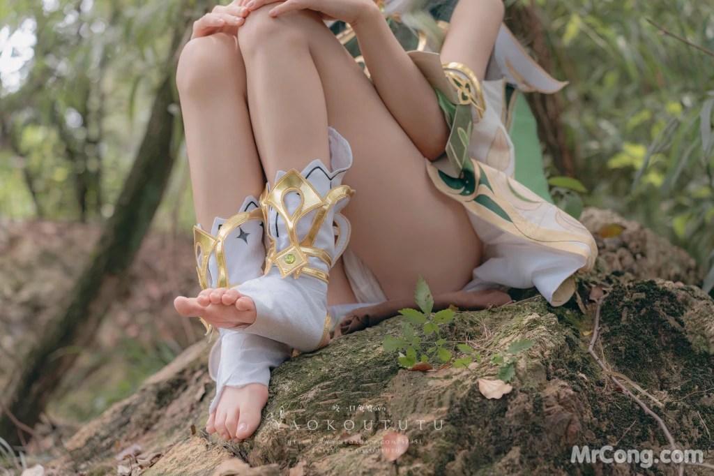 Coser@黏黏团子兔: 万年萝莉纳西妲&0.2s (65 photos )(26)