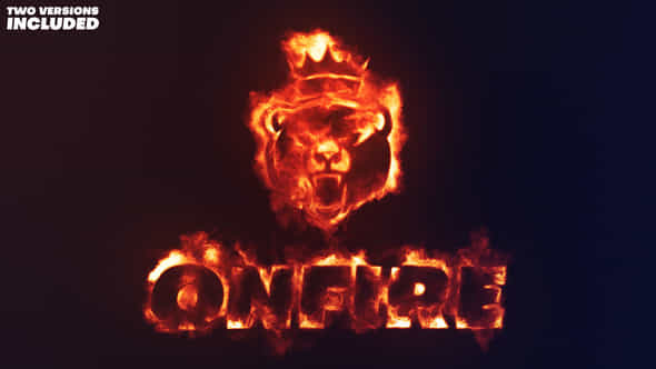 On Fire Logo - VideoHive 38683901