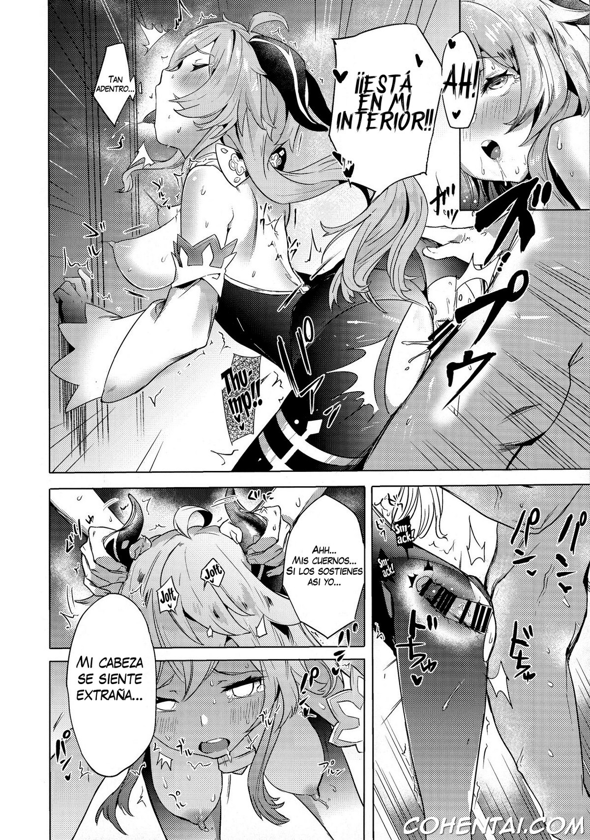 Ganyu Zangyouchuu (Genshin Impact) xxx comics manga porno doujin hentai español sexo 