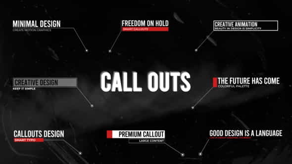 Call Outs MOGRTs - VideoHive 33182834