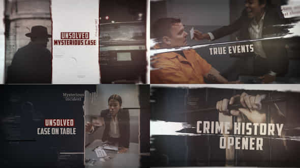 Crime History Opener - VideoHive 47989882