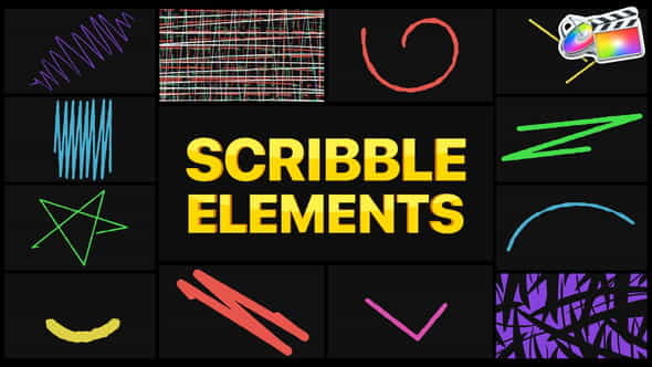 Scribble Elements | FCPX - VideoHive 34409816