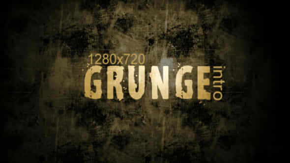 grunge intro - VideoHive 123230