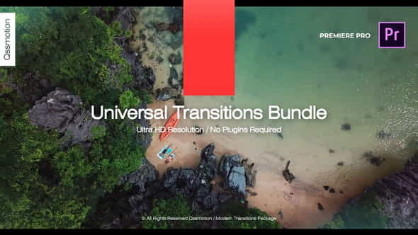Universal Transitions Bundle For Premiere - VideoHive 34093102