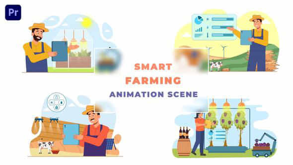 Smart Modern Farming - VideoHive 43419121