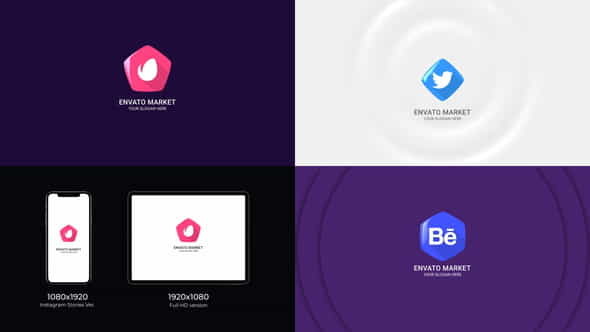 Flat Logo Reveal Pack - VideoHive 31619670