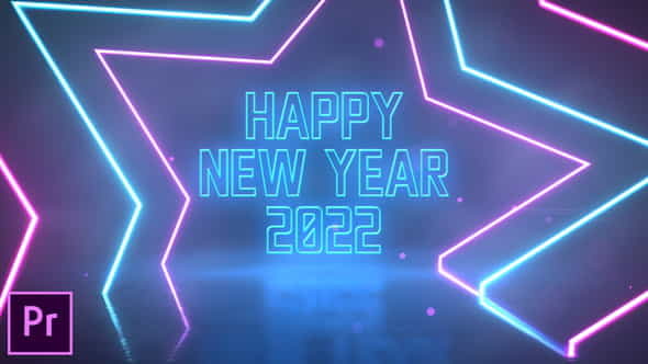 Neon Party New Year Wishes - VideoHive 35259814