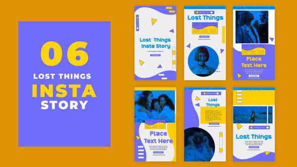 Colorful Lost Things - VideoHive 39146235