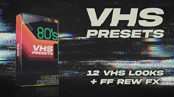 VHS Look Presets - VideoHive 47135641