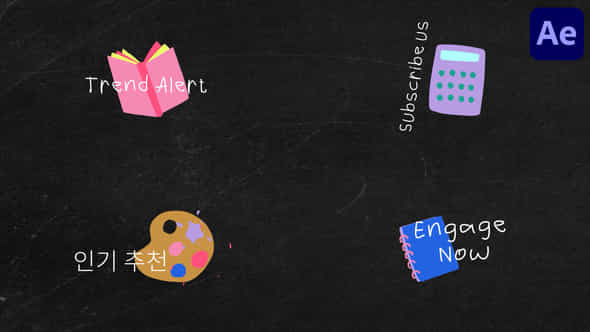 Hand Drawn School Titles For After Effects - VideoHive 58511822