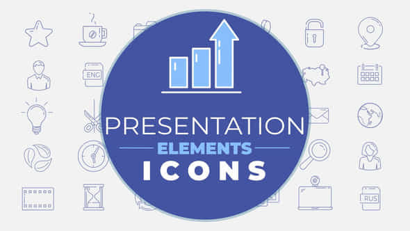 Presentation Elements Icons - VideoHive 41811201