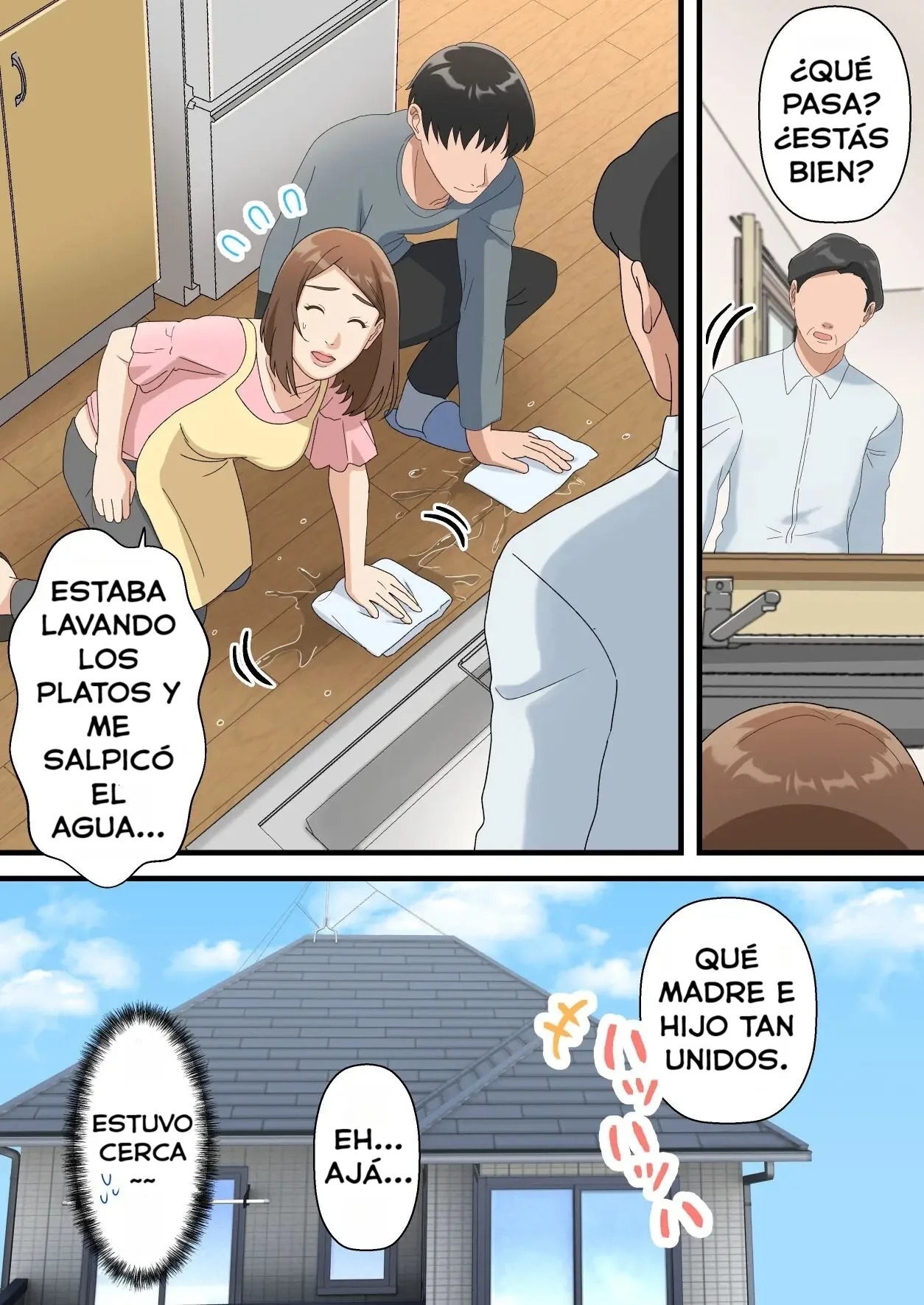[Yuriko Club] Uchi no Musuko ga Uma sugite [Spanish] [WincestScans]