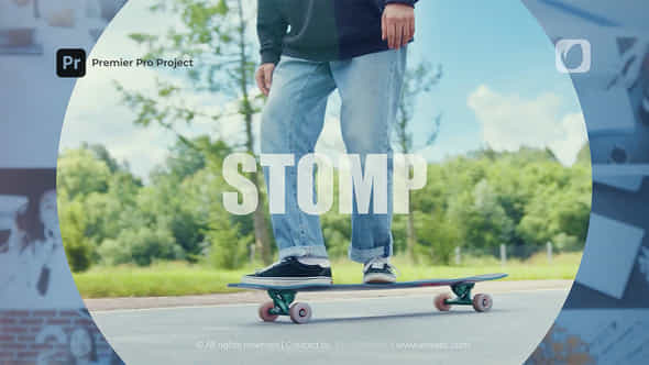 Stomp Typography Opener - VideoHive 44498143