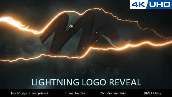 Lightning Logo Reveal - VideoHive 21374821