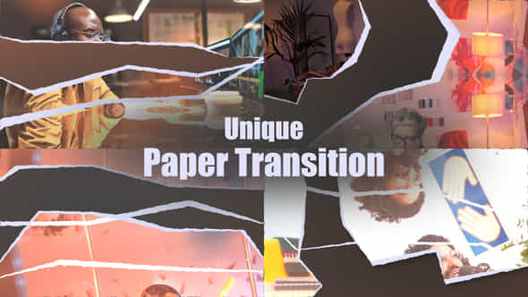 Paper Transitions - VideoHive 54171837