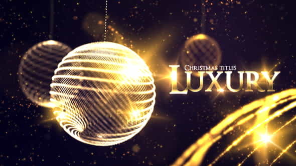 Luxury Christmas Titles - VideoHive 21089230