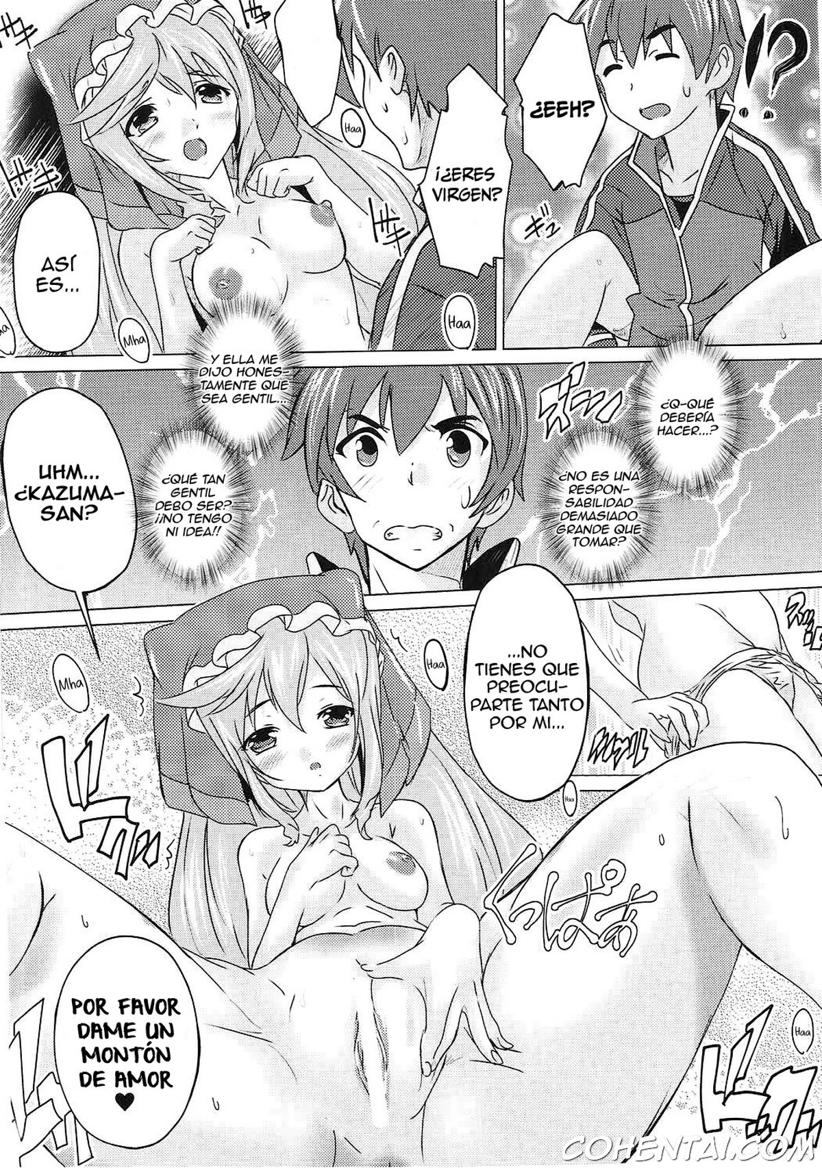 Kono Subarashii Megami to Syukufuku o! (Kono Subarashii Sekai ni Syukufuku o!) xxx comics manga porno doujin hentai español sexo 