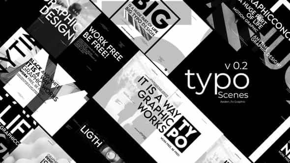 Typo Scenes Ver - VideoHive 42372161