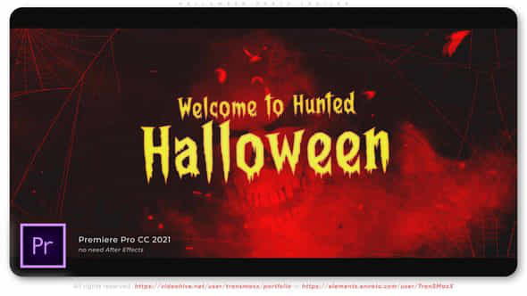 Halloween Party Trailer - VideoHive 47519928