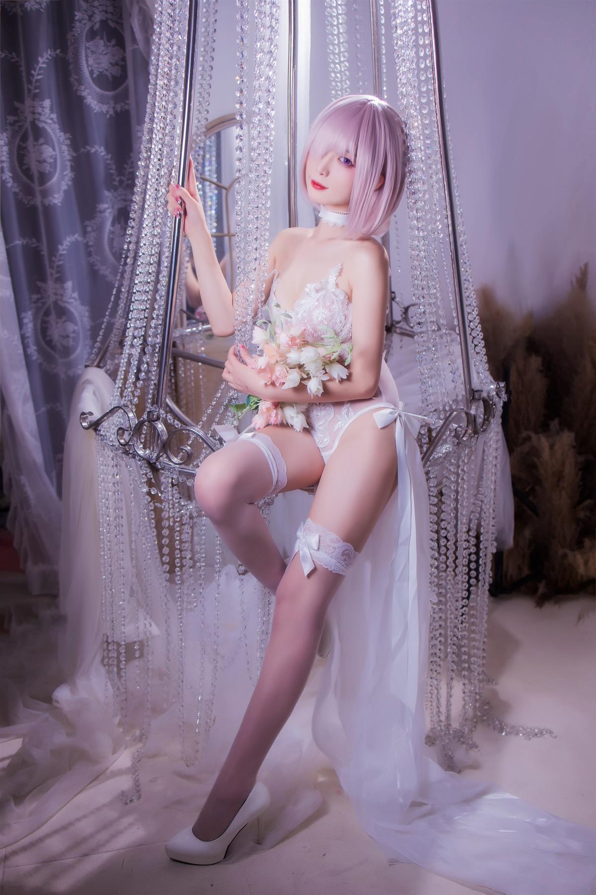 Cosplay 封疆疆 婚纱玛修 Wedding Dress(3)