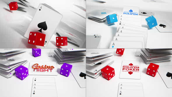 White Playing Cards - VideoHive 43969009