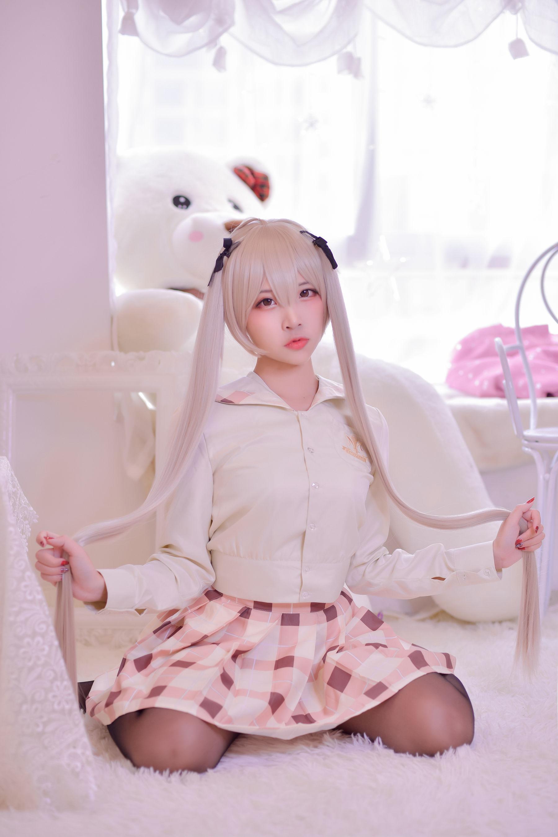 [Cosplay] 人气Coser二佐Nisa – 穹妹校服(9)