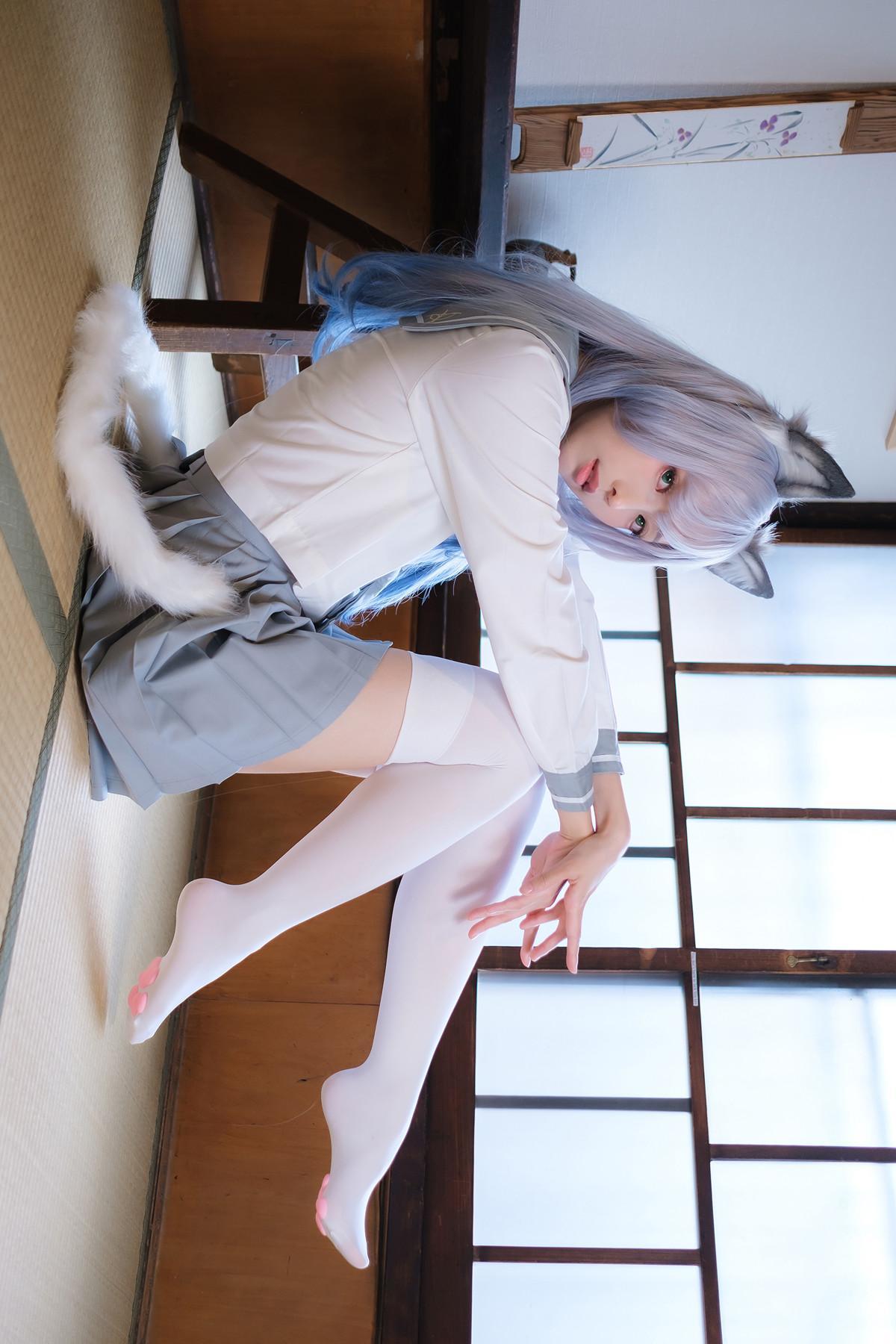Cosplay ElyEE子 Veranda White Cat緣廊白貓(34)