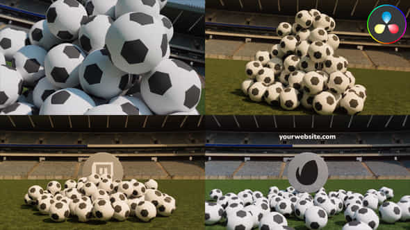 Football Logo For Davinci Resolve - VideoHive 53887045