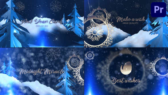 New Year Card For Premiere Pro - VideoHive 49645873