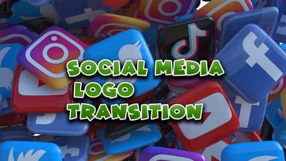 Social Media Logo Transition - VideoHive 29809571