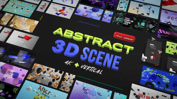 Abstract 3D Scene - VideoHive 50689439