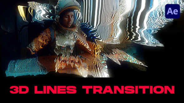 3D Lines Transitions After Effects - VideoHive 51000125