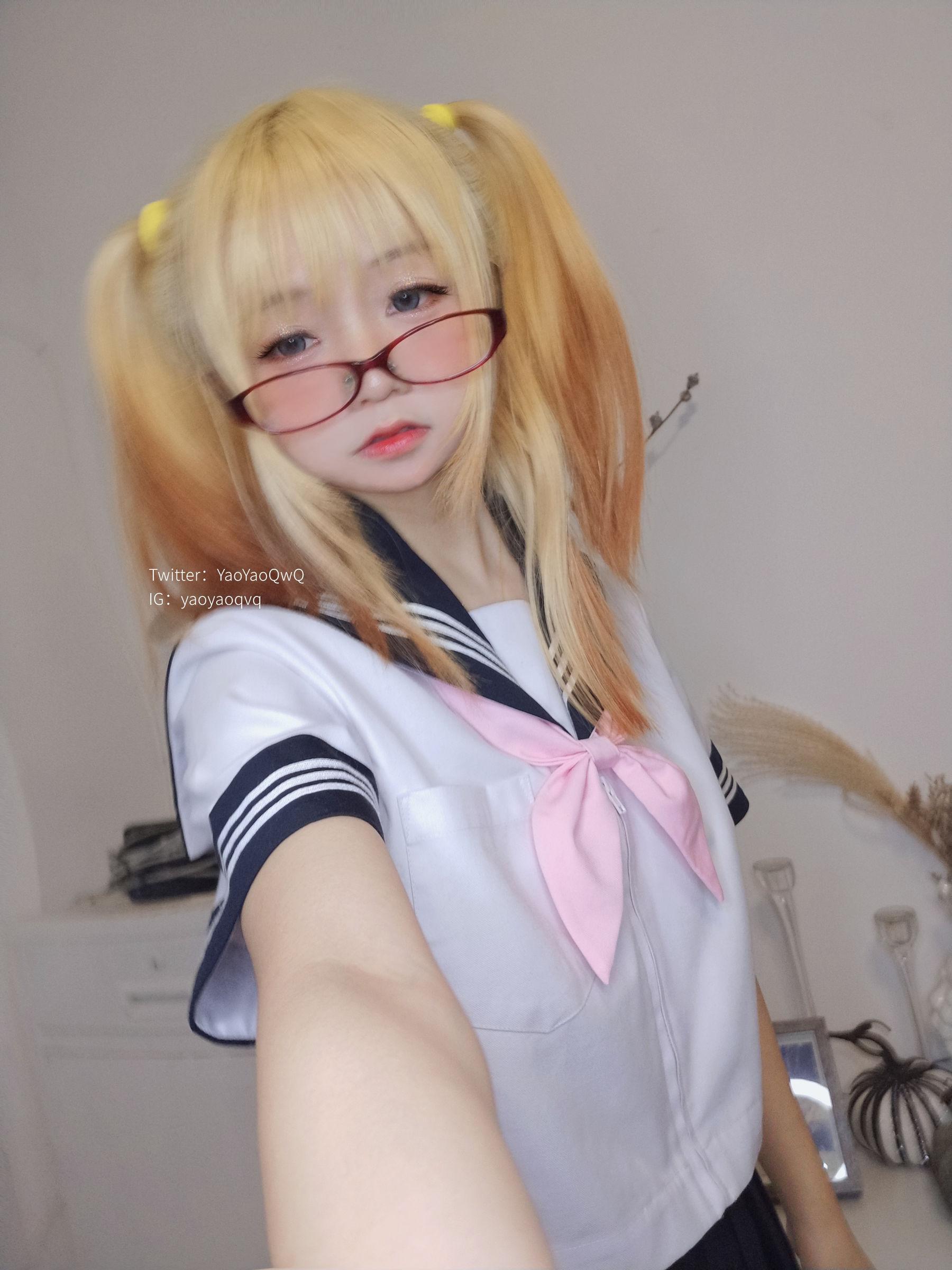 [福利女神cosplay] 萌妹子Coser摇摇乐yoyo fantia 22年1月会员合集 Jk系列/55P(21)