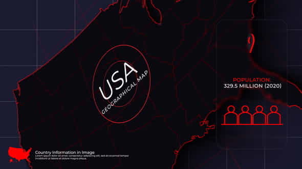 USA Map Promo - VideoHive 39157706