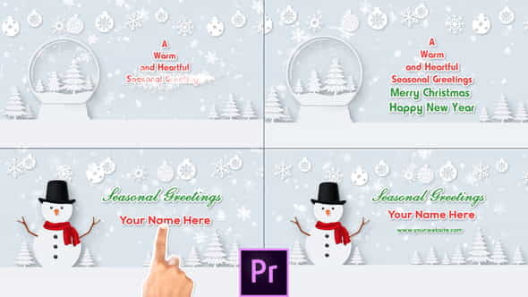 Christmas Wishes Text - Premiere - VideoHive 25072835