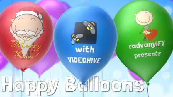 Happy Balloons - VideoHive 6176061