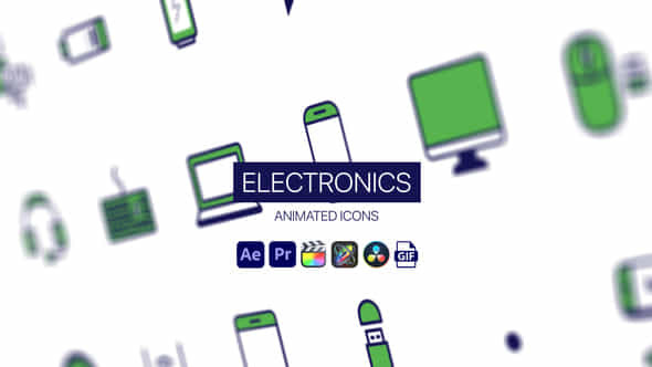 Electronics Animated Icons - VideoHive 44951036